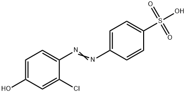 (E)-4-((2-chloro-4-hydroxyphenyl)diazenyl)benzenesulfonic acid