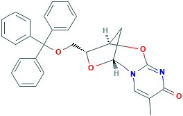 2,3-dihydro-8-methyl-3-[(trityloxy)methyl]-2,5-methano-5h,9h-pyrimido[2,1-b][1,5,3]dioxazepin-9-one