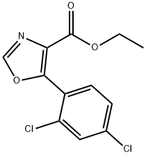 ethyl 5-(2,4-dichlorophenyl)-1,3-oxazole-4-carboxylate