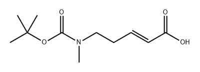 2-Pentenoic acid, 5-[[(1,1-dimethylethoxy)carbonyl]methylamino]-, (2E)-