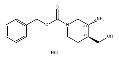 (3R, 4S)-3-Amino-4-hydroxymethyl-piperidine-1-carboxylic acid benzyl ester hydrochloride