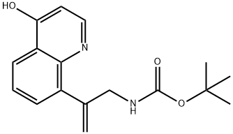 Carbamic acid, N-[2-(4-hydroxy-8-quinolinyl)-2-propen-1-yl]-, 1,1-dimethylethyl ester