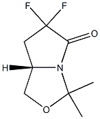 (5S)-2,2-dimethyl-7,7-difluoro-8-oxo-1-aza-3-oxa-bicyclo[3.3.0]octane