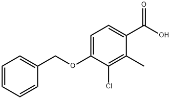 4-(benzyloxy)-3-chloro-2-methylbenzoic acid