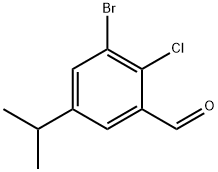 3-Bromo-2-chloro-5-isopropylbenzaldehyde