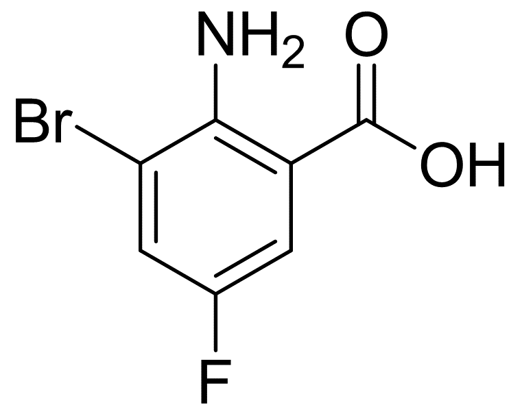 3-Bromo-5-fluoroanthranilic acid, 2-Bromo-6-carboxy-4-fluoroaniline