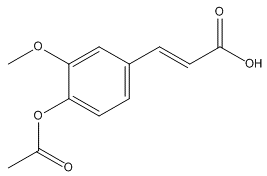 (E)-3-(4-acetyloxy-3-methoxyphenyl)-2-propenoic acid