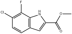 6-氯-7-氟-1H-吲哚-2-羧酸甲酯
