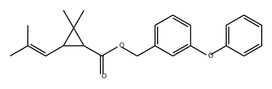 2,2-二甲基-3-(2-甲基-1-丙烯基)环丙烷羧酸 3-苯氧基苄酯