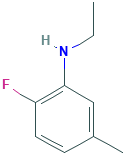 Benzenamine, N-ethyl-2-fluoro-5-methyl- (9CI)