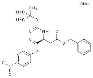 4-苄基1-(4-硝基苯基)(叔丁氧基羰基)-L-天冬氨酸