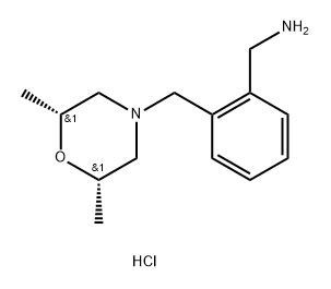 1-(2-{[(2R,6S)-2,6-dimethylmorpholin-4-yl]methyl}phenyl)methanamine hydrochloride