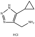 1-(5-cyclopropyl-1H-1,2,3-triazol-4-yl)methanamine hydrochloride