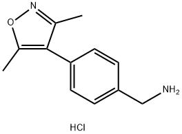 1-[4-(3,5-dimethyl-1,2-oxazol-4-yl)phenyl]methanamine hydrochloride