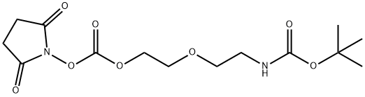 2,5,10-Trioxa-8-azadodecanoic acid, 11,11-dimethyl-9-oxo-, 2,5-dioxo-1-pyrrolidinyl ester