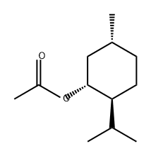 乙酸-L-孟酯,[1R-(1α,2β,5α)]-乙酸-5-甲基-2-(1-甲基乙基)环己酯,乙酸-5-甲基-2-(1-甲基乙基)环己酯,乙酸1-异丙基-4-甲基环己-2-酯
