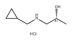 (2R)-1-[(cyclopropylmethyl)amino]propan-2-ol hydrochloride