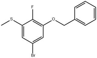 Benzene, 5-bromo-2-fluoro-1-(methylthio)-3-(phenylmethoxy)-