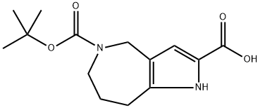 5-[(tert-butoxy)carbonyl]-1H,4H,5H,6H,7H,8H-pyrrolo[3,2-c]azepine-2-carboxylic acid