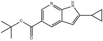 tert-butyl 2-cyclopropyl-1H-pyrrolo[2,3-b]pyridine-5-carboxylate
