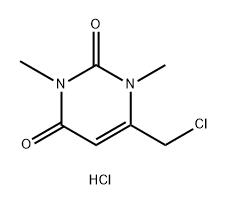 6-(chloromethyl)-1,3-dimethyl-1,2,3,4-tetrahydropyrimidine-2,4-dione hydrochloride