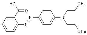 2-[4-(Dipropylamino)phenylazo]benzoic  acid,  4-(Dipropylamino)azobenzene-2μ-carboxylic  acid