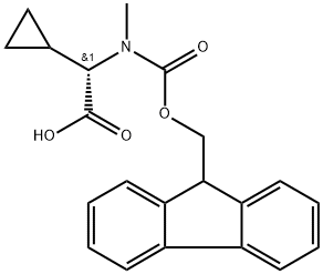 Cyclopropaneacetic acid, α-[[(9H-fluoren-9-ylmethoxy)carbonyl]methylamino]-, (αS)-