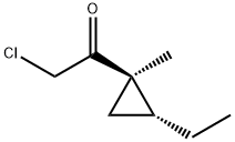 rac-2-chloro-1-[(1R,2R)-2-ethyl-1-methylcyclopropyl]ethan-1-one, trans