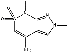 4-amino-1,6-dimethyl-1H,6H-2lambda6-pyrazolo[3,4-c][1,2]thiazine-2,2-dione