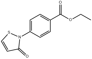 Benzoic acid, 4-(3-oxo-2(3H)-isothiazolyl)-, ethyl ester