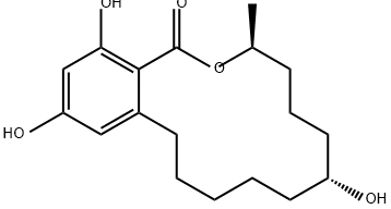 (3S,7R)-3,4,5,6,7,8,9,10,11,12-Decahydro-7,14,16-trihydroxy-3-methyl-1H-2-benzoxacyclotetradecin-1-one solution