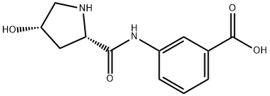 Benzoic acid, 3-[[[(2S,4S)-4-hydroxy-2-pyrrolidinyl]carbonyl]amino]-