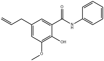 Benzamide, 2-hydroxy-3-methoxy-N-phenyl-5-(2-propen-1-yl)-