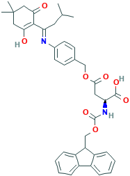 N-ALPHA-(9-FLUORENYLMETHOXYCARBONYL)-L-ASPARTIC ACID BETA-4-[N-[1-(4,4-DIMETHYL-2,6-DIOXOCYCLOHEXYLIDENE)-3-METHYLBUTYL]AMINO]BENZYL ESTER