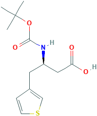 N-叔丁氧羰基-(R)-3-氨基-4-(3-噻吩基)丁酸