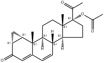1α,2α-Methylene-3,20-dioxo-pregna-4,6-dien-17α-acetoxy