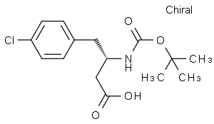 BOC-(S)-3-氨基-4-(4-氯苯基)-丁酸