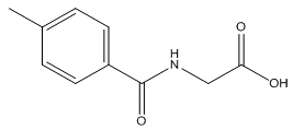 N-(4-甲基苯甲酰)甘氨酸
