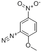 Benzenediazonium, 2-methoxy-5-nitro-