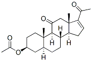 Pregn-16-ene-11,20-dione, 3-(acetyloxy)-, (3β,5α)- (9CI)