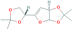 1-O,2-O:5-O,6-O-Diisopropylidene-3-deoxy-α-D-erythro-3-hexenofuranose