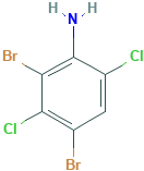 2,4-DIBROMO-3,6-DICHLOROANILINE