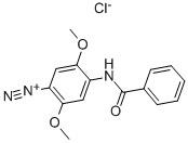 4-benzamido-2,5-dimethoxy-benzenediazoniu
