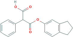 (2,3-dihydro-1H-inden-5-yl) hydrogen phenylmalonate