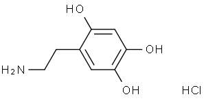 2,4,5-Trihydroxyphenethylamine  hydrochloride,  2,5-Dihydroxytyramine  hydrochloride,  2-(2,4,5-Trihydroxyphenyl)ethylamine  hydrochloride,  6-OHDA