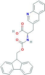 3-Quinolinepropanoic acid, α-[[(9H-fluoren-9-ylmethoxy)carbonyl]amino]-, (αS)-