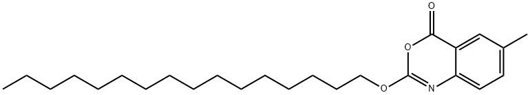 2-十六烷氧基-6-甲基-4H-3,1-苯并恶嗪-4-酮