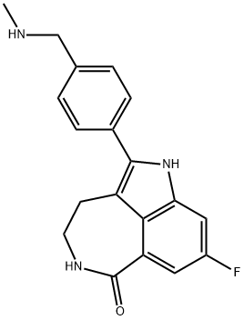 6H-Azepino[5,4,3-cd]indol-6-one,8-fluoro-1,3,4,5-tetrahydro-2-[4-[(methylamino)methyl]phenyl]-