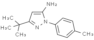 5-Amino-3-t-butyl-N-p-tolyl-pyrazole