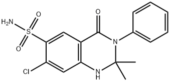 6-Quinazolinesulfonamide, 7-chloro-1,2,3,4-tetrahydro-2,2-dimethyl-4-oxo-3-phenyl-